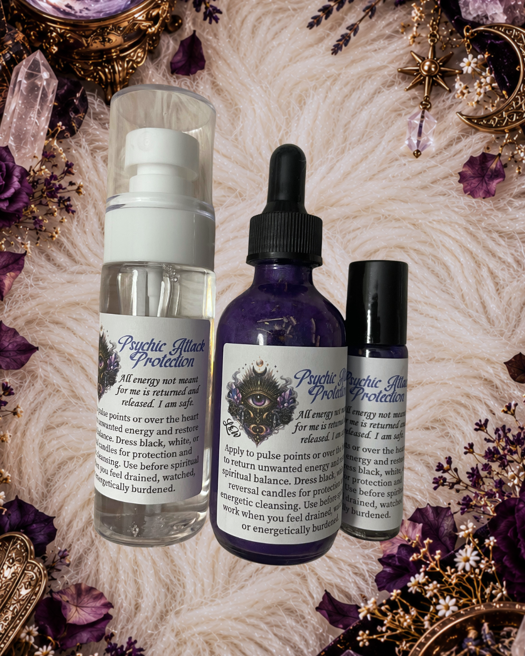 PSYCHIC ATTACK Protection Intention Oil- Protection • Reversal • Energetic Boundaries