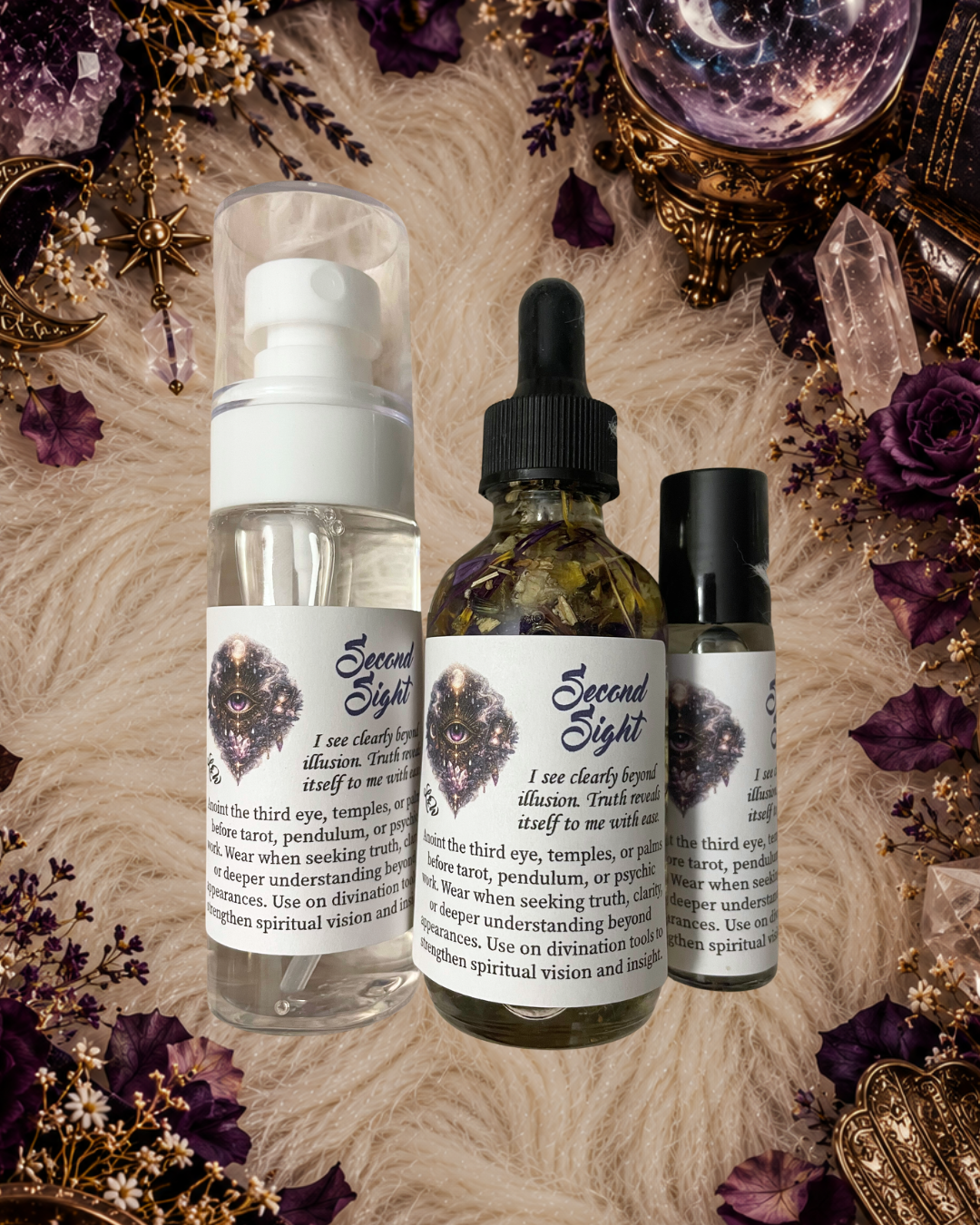 SECOND SIGHT Intention Oil- Divination • Discernment • Spiritual Vision