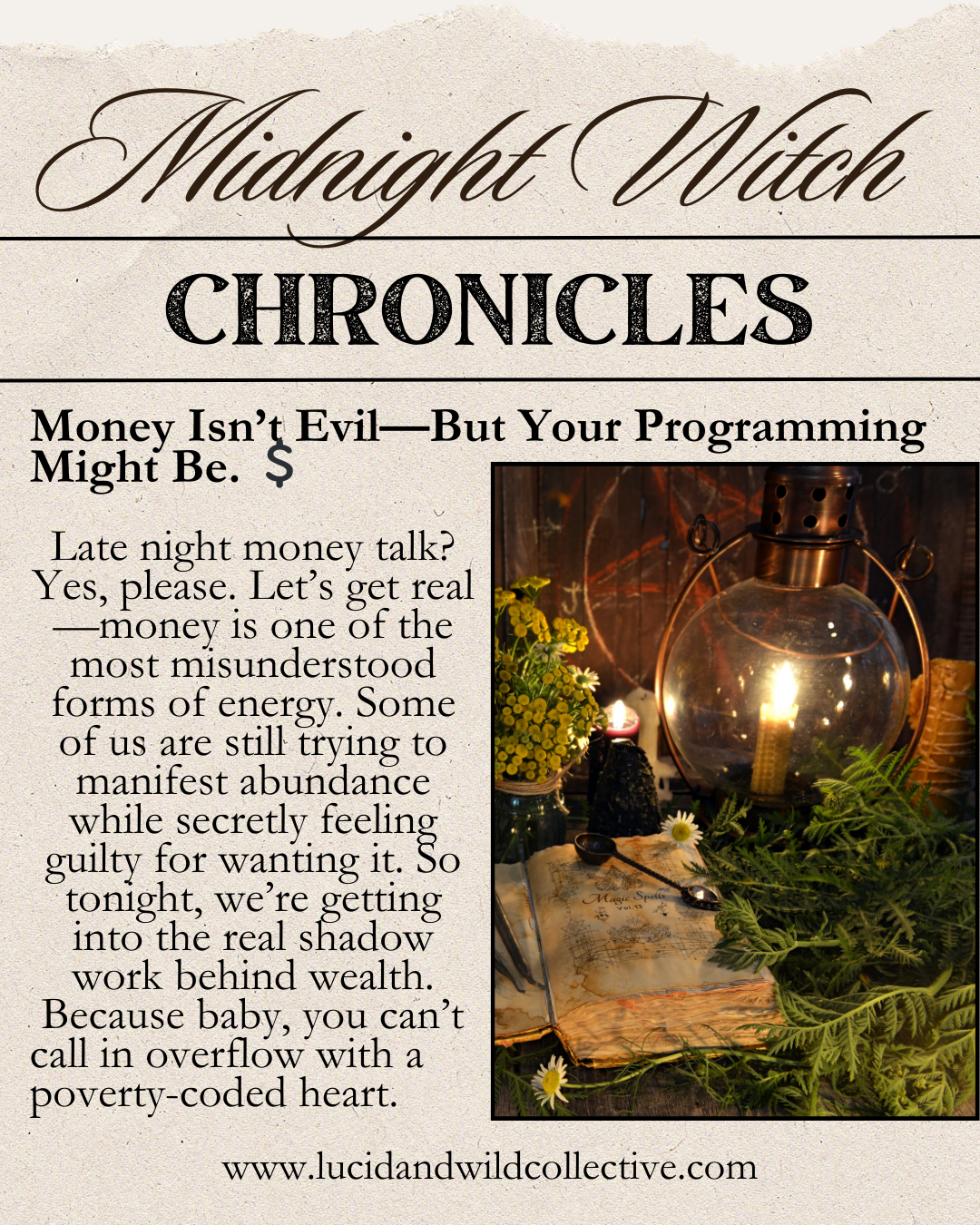 Money Isn’t Evil—But Your Programming Might Be.