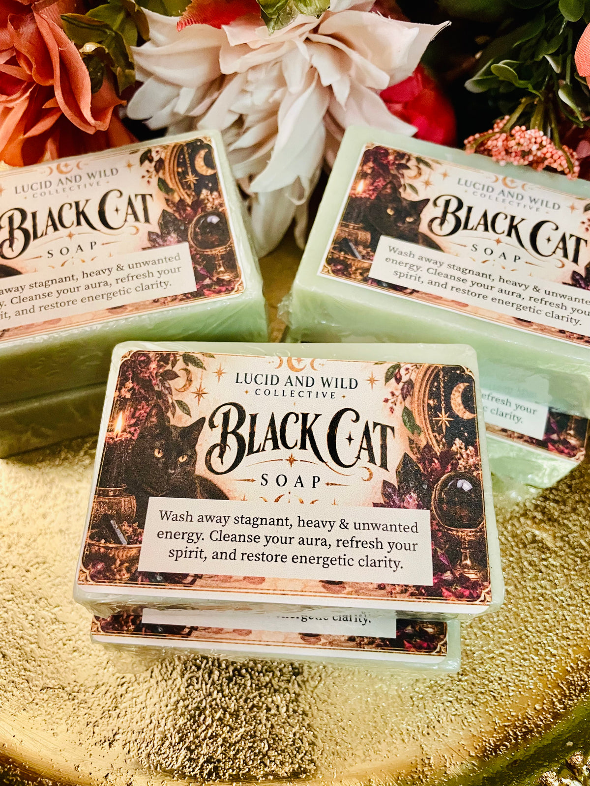 Black Cat Ritual Soap | Good Luck • Protection • Favor