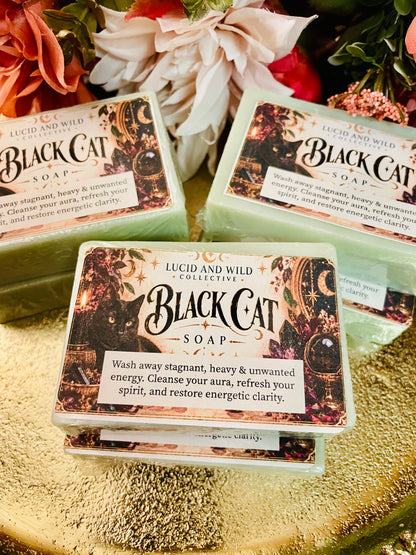 Black Cat Ritual Soap | Good Luck • Protection • Favor