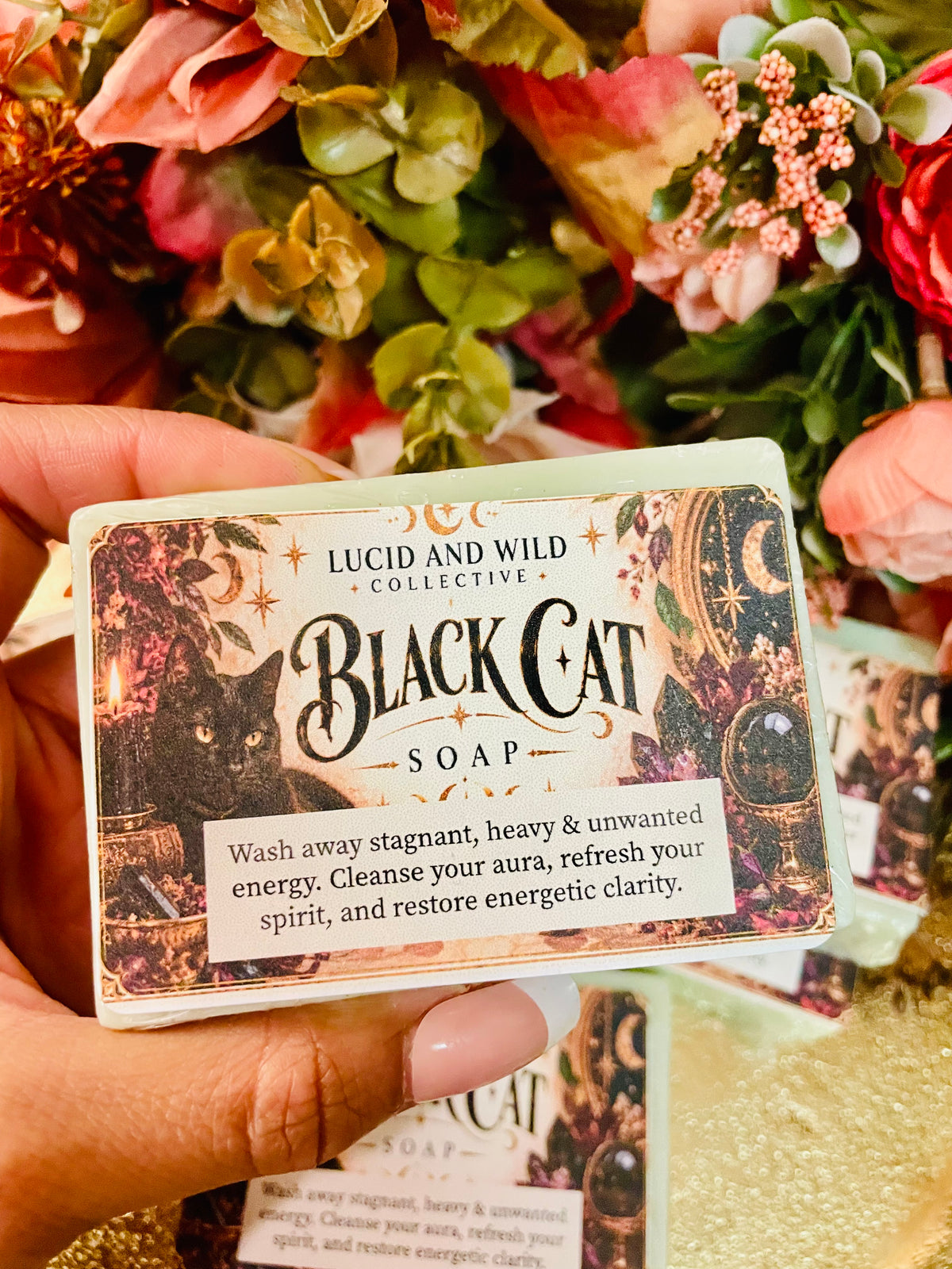 Black Cat Ritual Soap | Good Luck • Protection • Favor