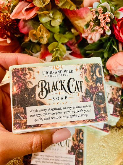 Black Cat Ritual Soap | Good Luck • Protection • Favor