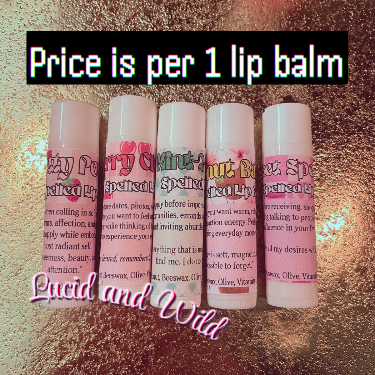 Glamour Magic Infused Lip Balms - New Flavors