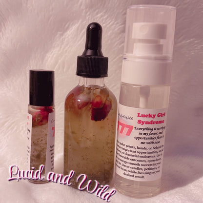 Lucky Girl Syndrome Oil | Effortless Manifestation, Favor & Soft Life Energy