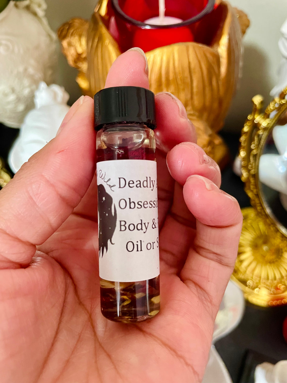 Deadly Attraction Ritual Oil for Obssession, Lust, Control, Attraction