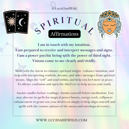 Spiritual Ritual Oil - Spiritual Guidance, Void States, Reality Shifting