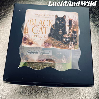 Black Cat Spell Kit- luck & protection
