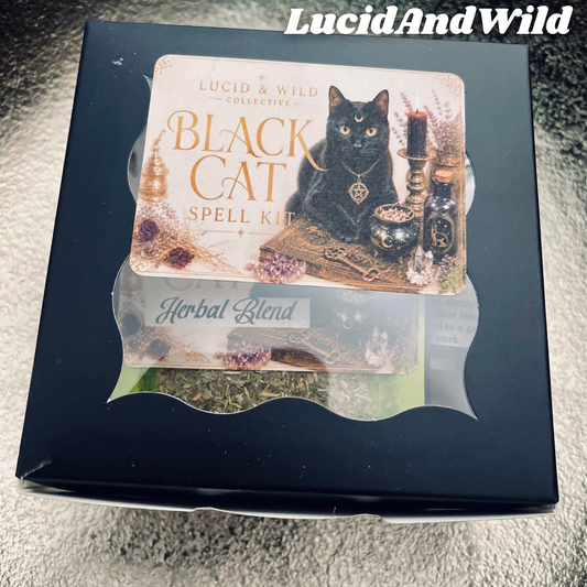 Black Cat Spell Kit- luck & protection