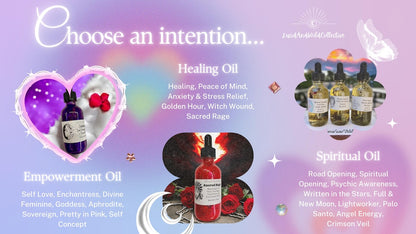 1 Intention Oil Sample Vial | Choose Your Scent | 3ml Fragrance Tester | Try Before Buying Full Size