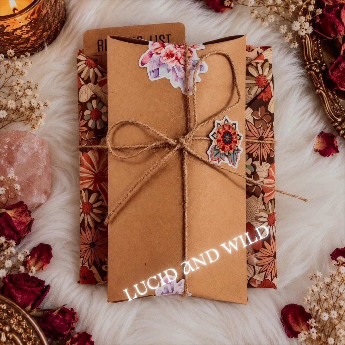 BLIND DATE WITH A SPELL And A SPELL BOOK - A Mystery Witchy Book + Mini Candle Spell Kit