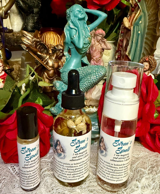 Siren's Spell- seduction, femininity, deepen intuition, spiritual power