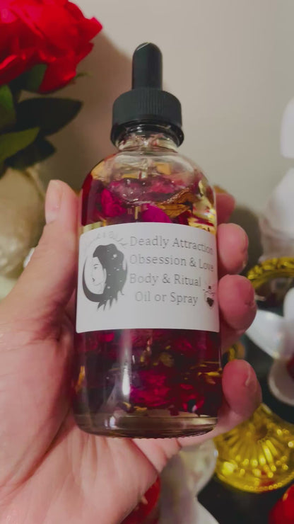 Deadly Attraction Ritual Oil for Obssession, Lust, Control, Attraction